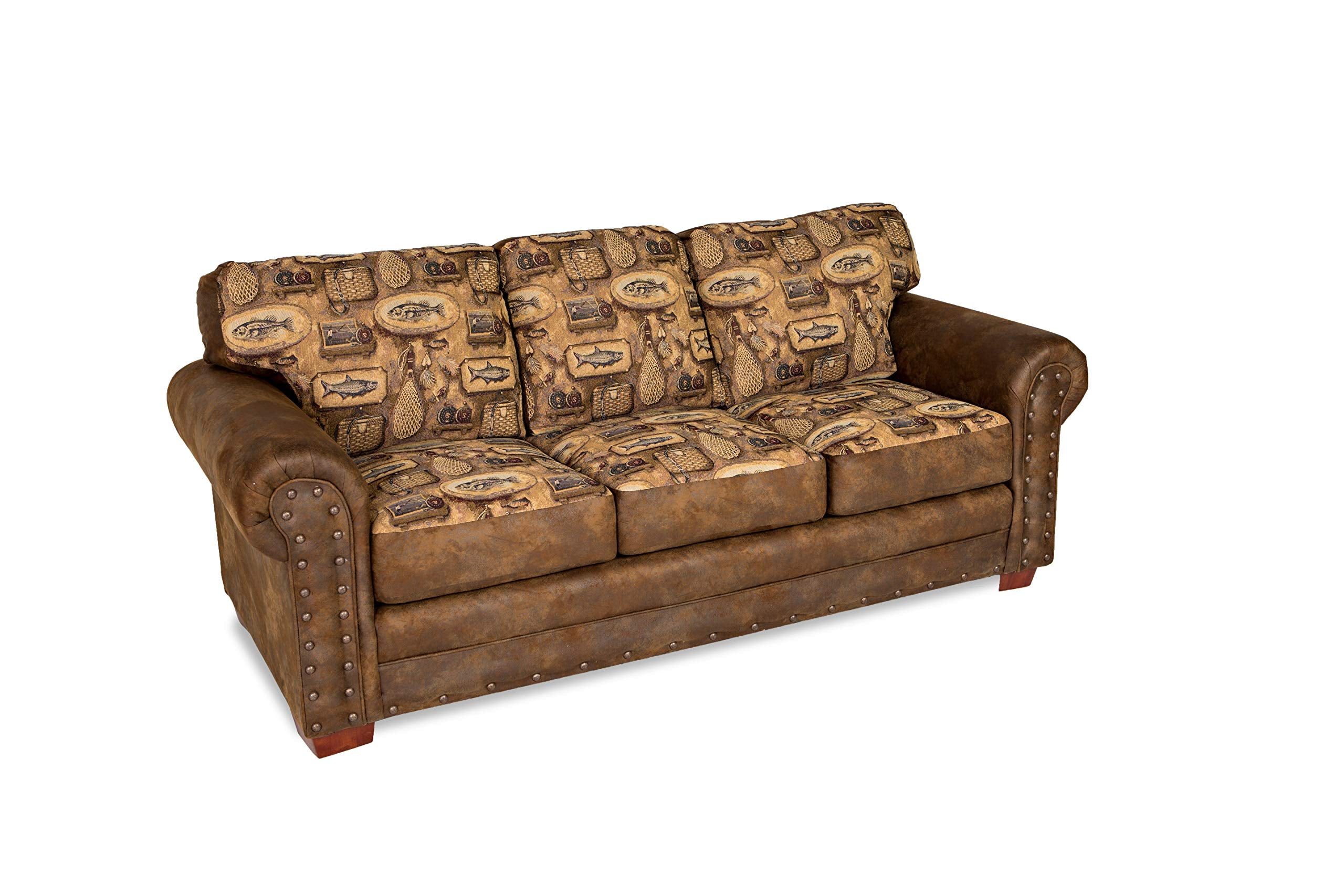 American Furniture Classics Model River Bend Sleeper Sofa, Brown